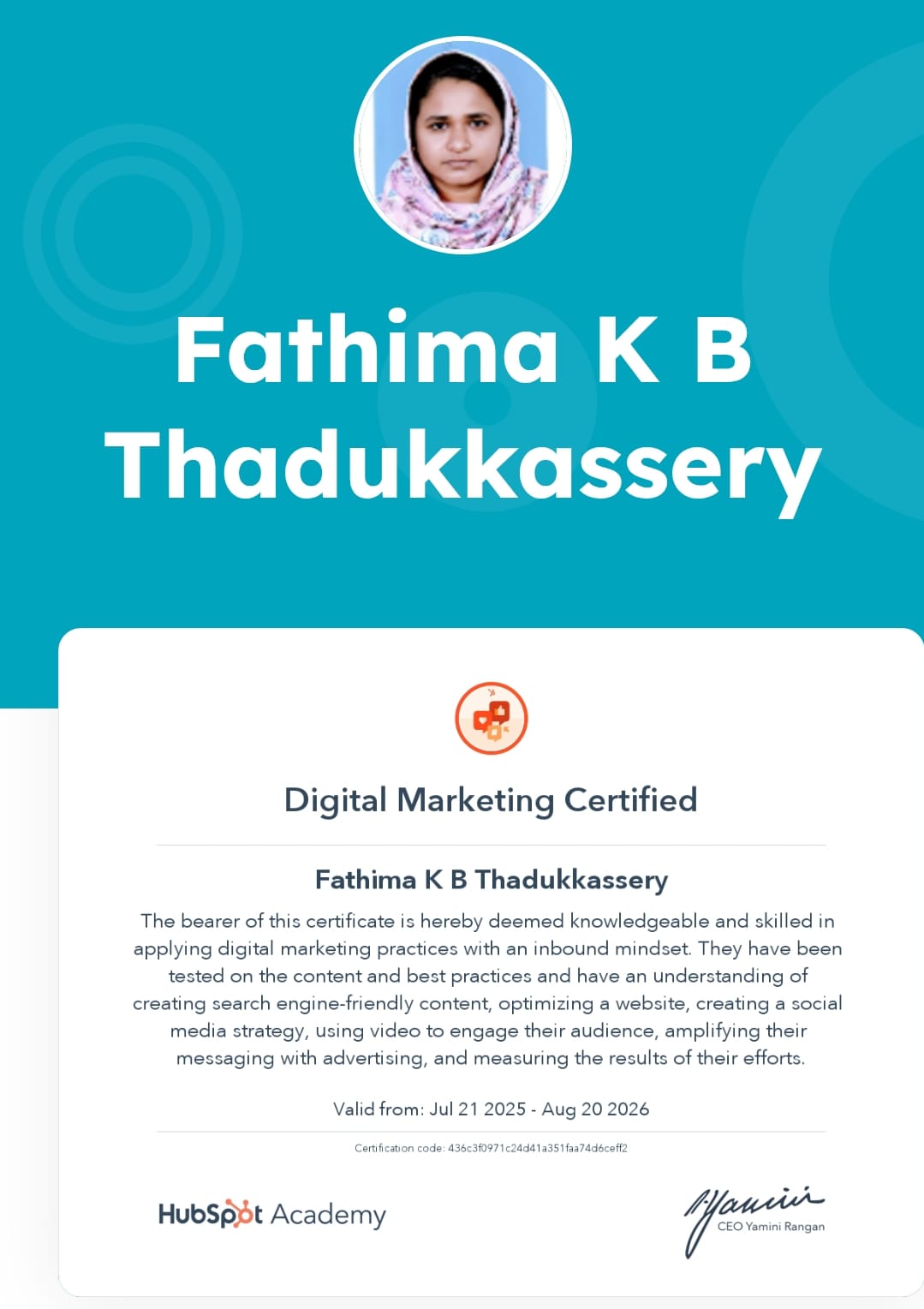 Freelance digital marketer in Palakkad